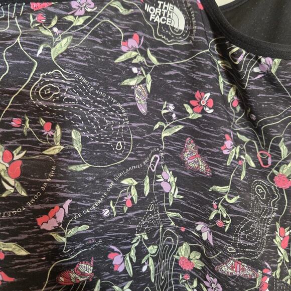 The North Face Dress Arque Hike Floral Butterfly Athleisure Outdoors Small - Picture 8 of 9
